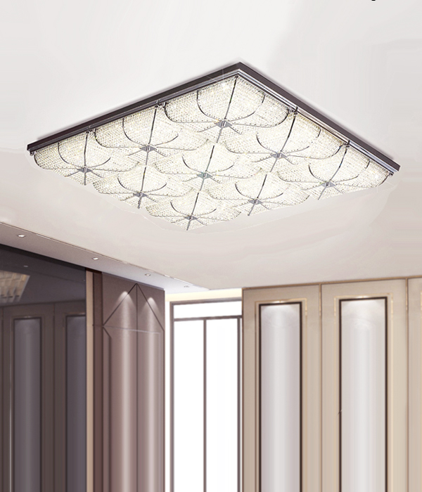 W 오르소 LED 225W 크리스탈 거실등, 인테리어 거실조명