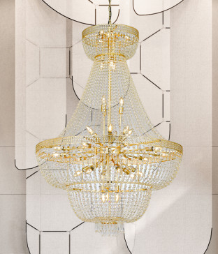 메리어드 33등 샹들리에 크리스탈펜던트 (1000파이)