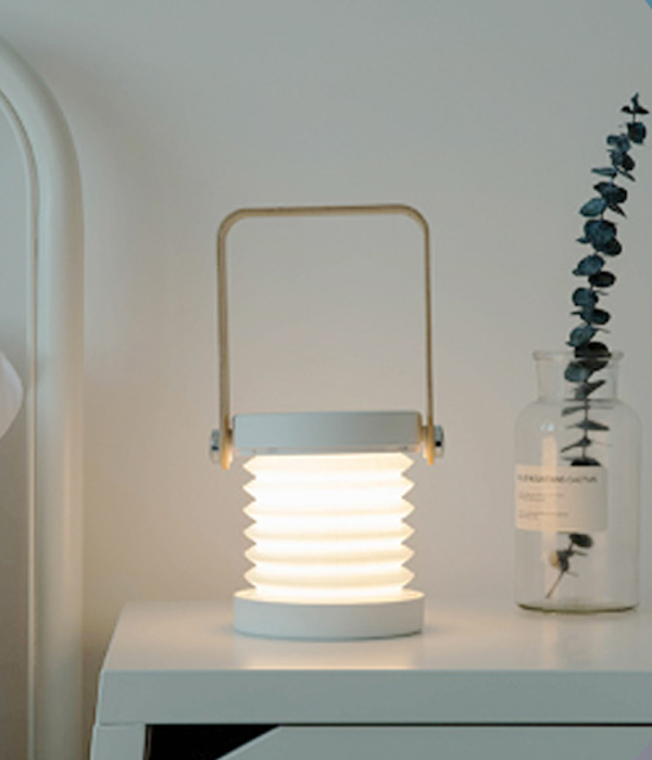 원통 우드 LED스탠드, USB 충전식 캠핑등/LED무드등, 무드조명